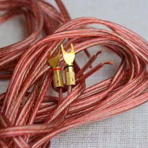 Kable stereo do głośników 2 x 8m audiofilskie
