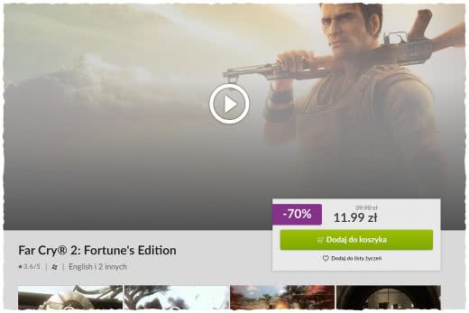 Far Cry® 2: Fortune's Edition - Promocja w GOG