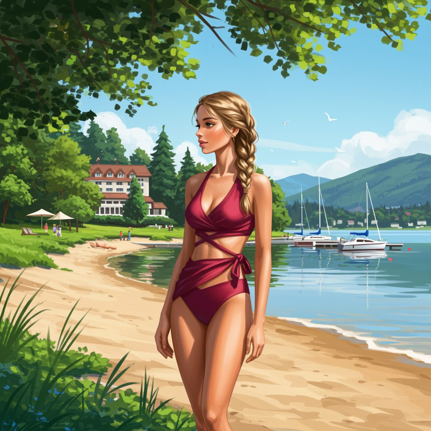 Ilustracja poglądowa do artykułu w kategorii WAKACYJNY LOOK - W BIKINI NA PLAŻĘ
