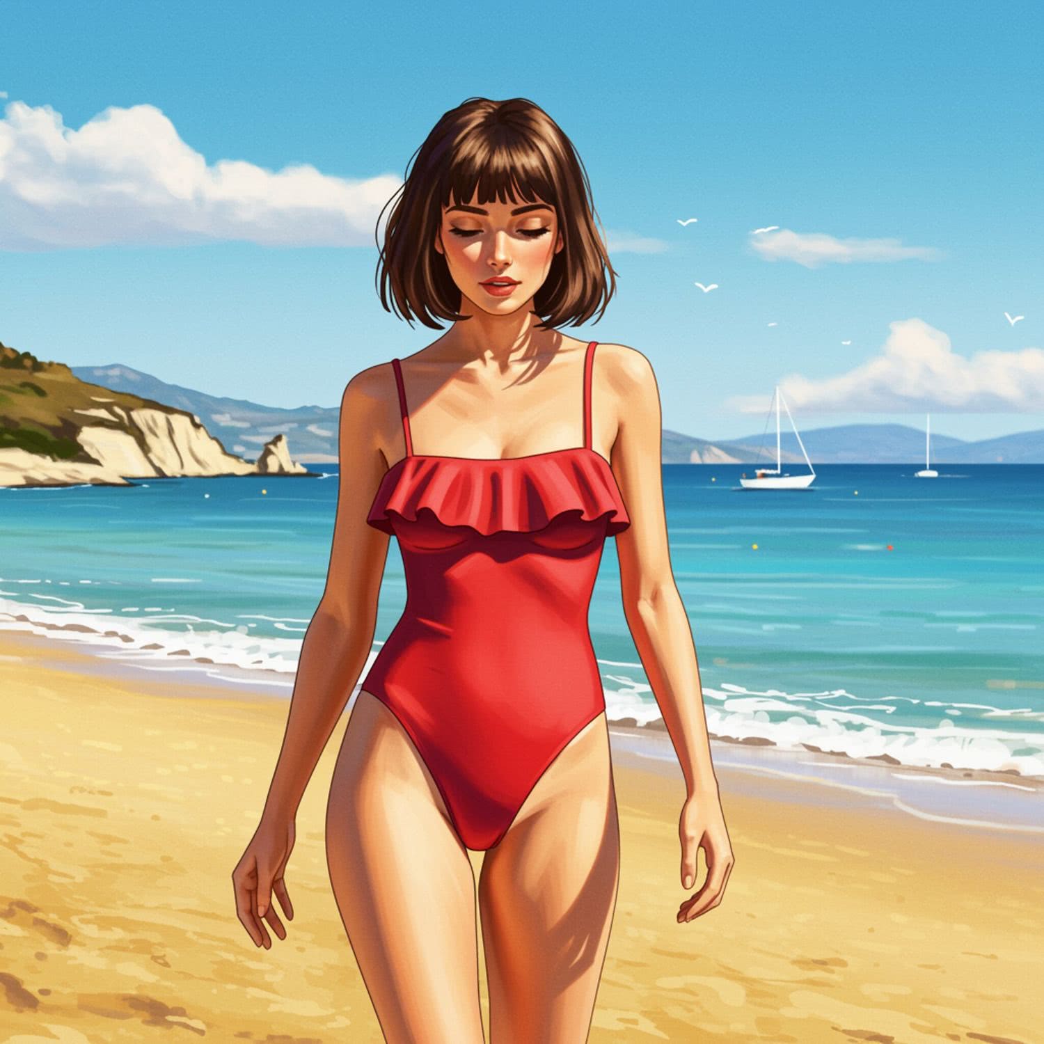 Ilustracja poglądowa do artykułu w kategorii WAKACYJNY LOOK - W BIKINI NA PLAŻĘ