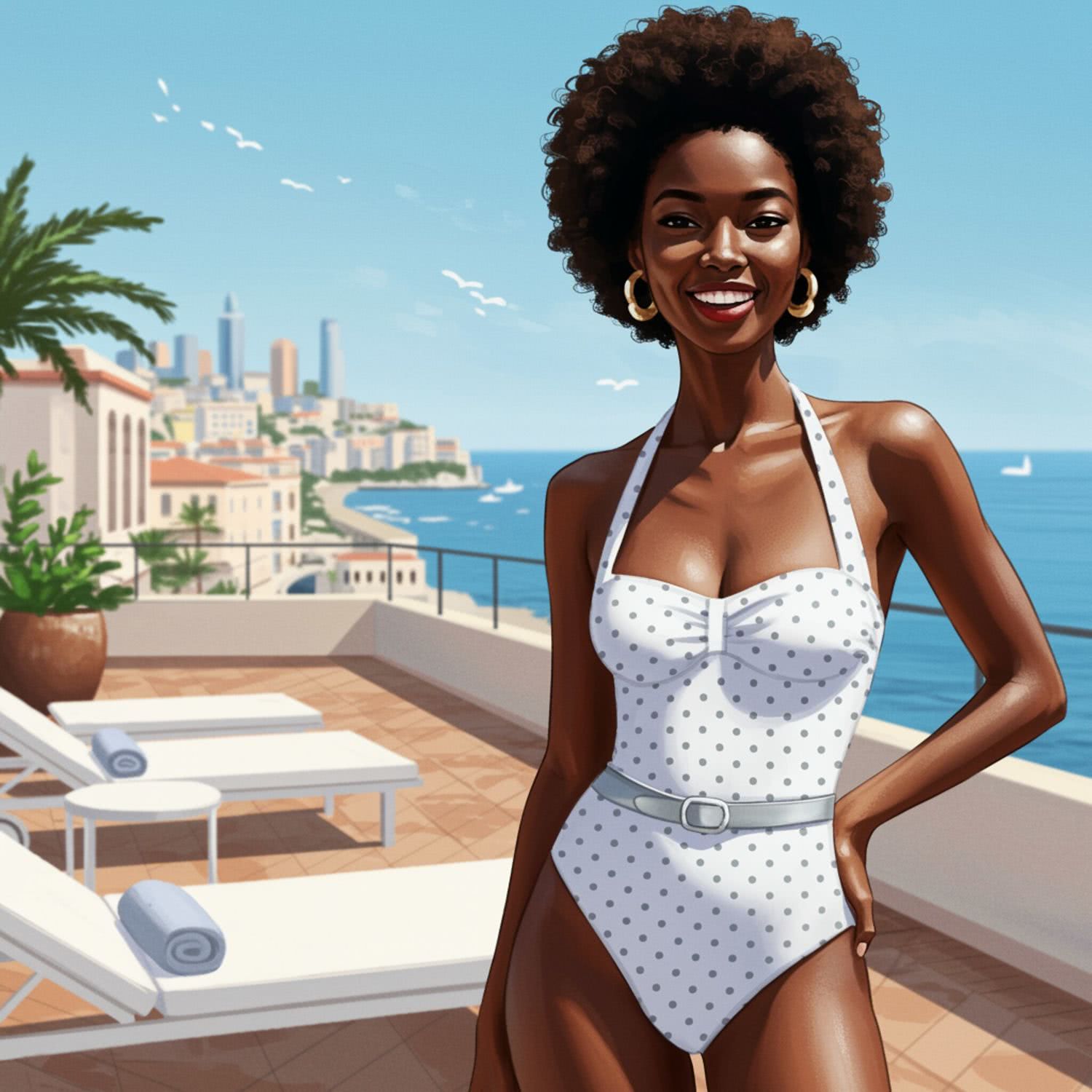 Ilustracja poglądowa do artykułu w kategorii WAKACYJNY LOOK - W BIKINI NA PLAŻĘ