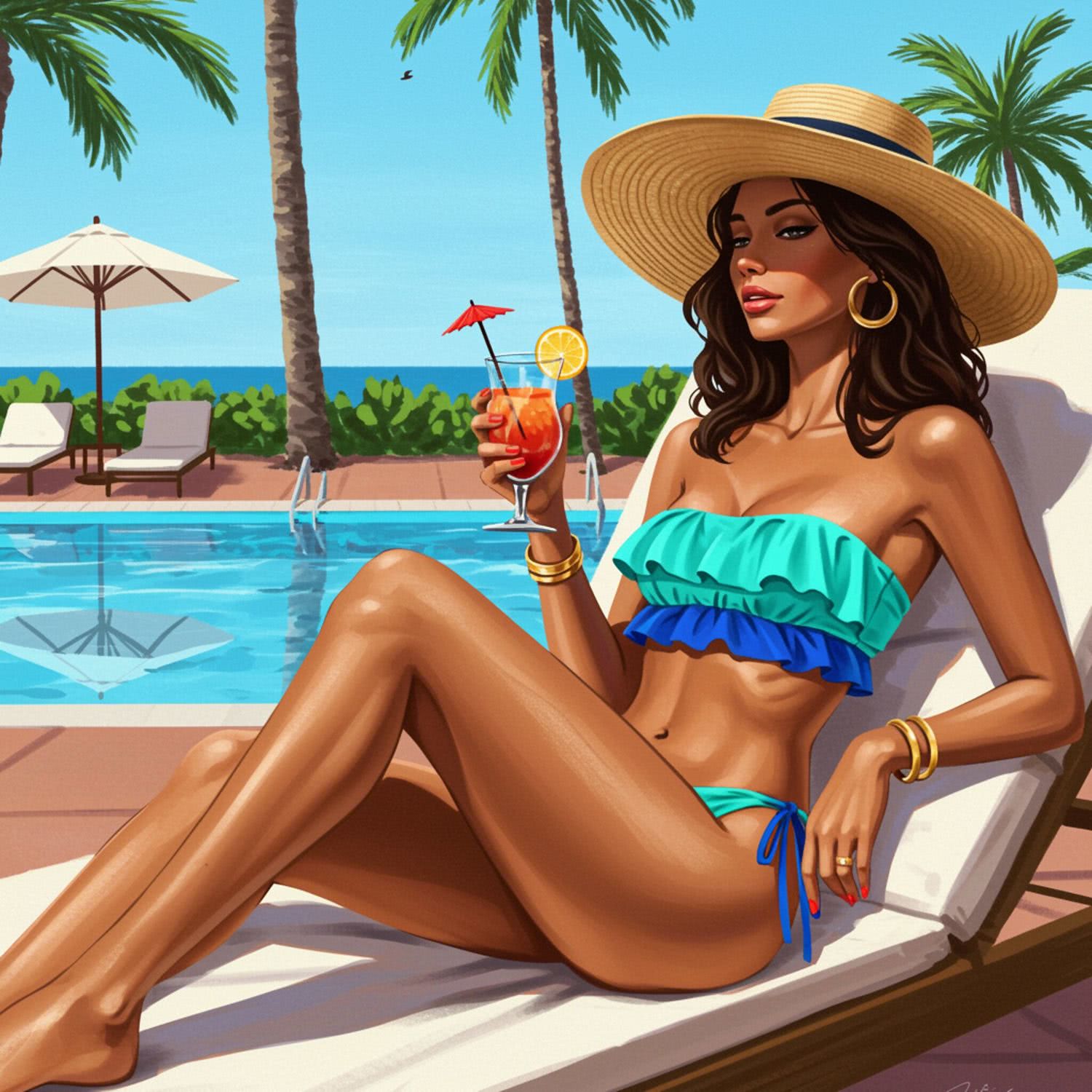Ilustracja poglądowa do artykułu w kategorii WAKACYJNY LOOK - W BIKINI NA PLAŻĘ