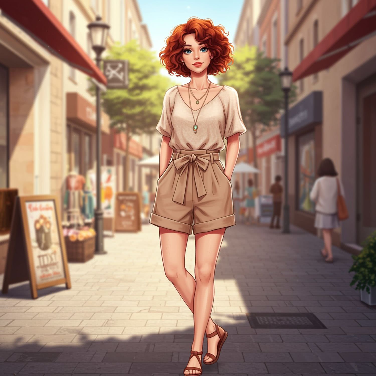 Ilustracja poglądowa do artykułu w kategorii MODNE SZORTY - DAMSKIE SPODENKI