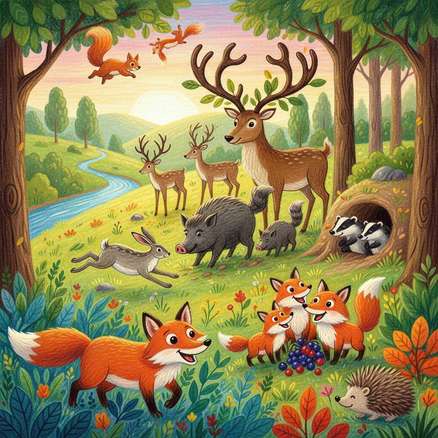 AI Generated Image - Przedszkole o profilu przyrodniczym