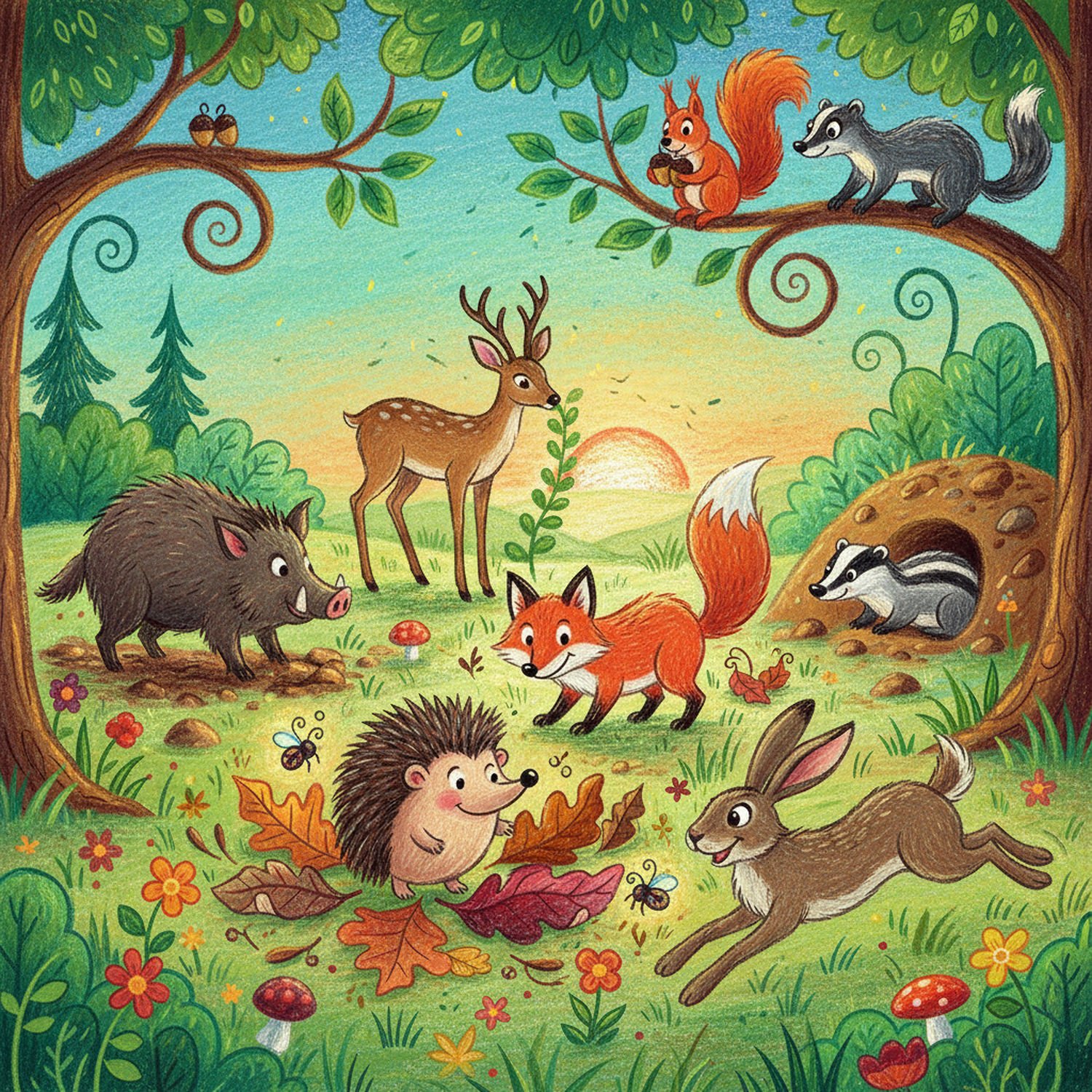 AI Generated Image - Przedszkole o profilu przyrodniczym