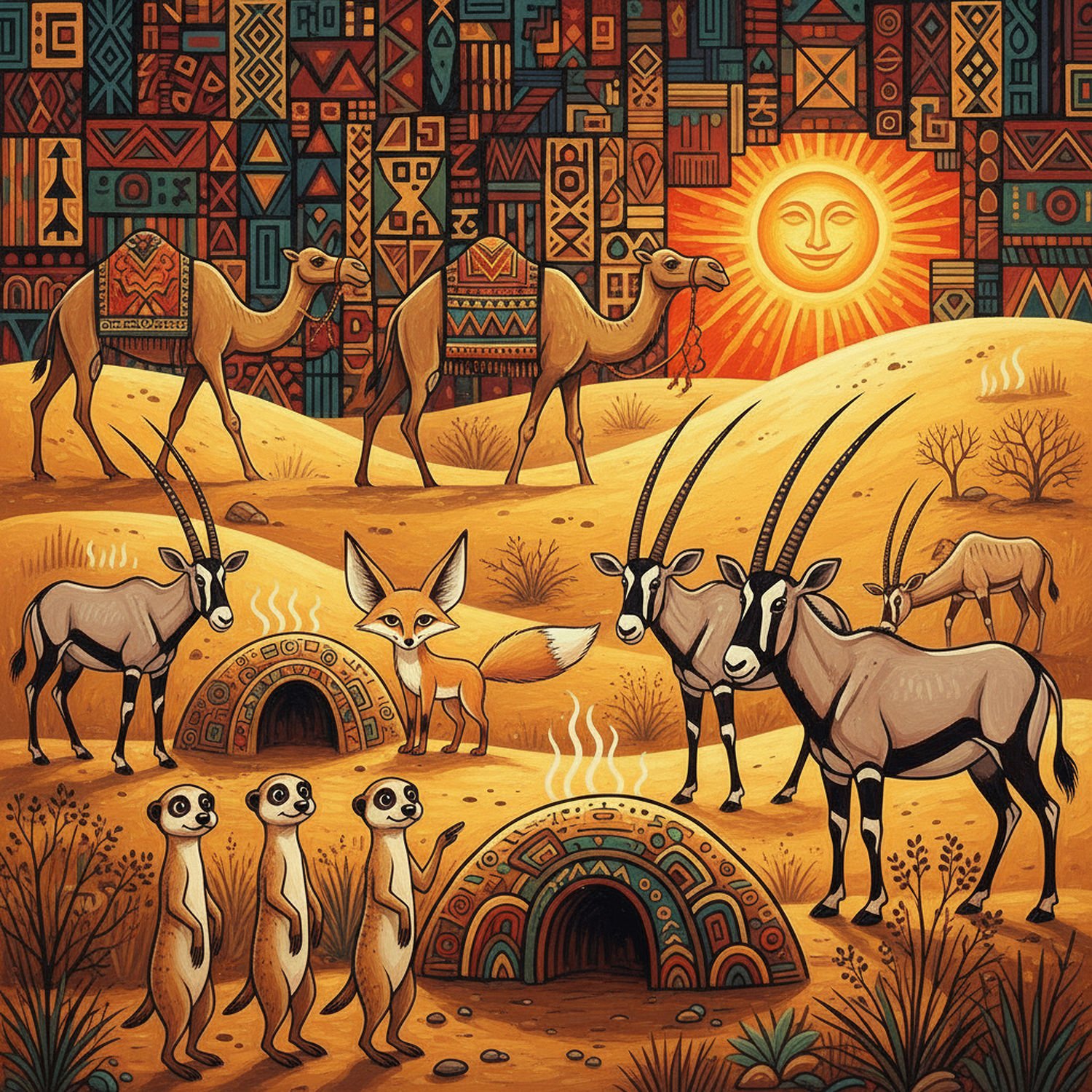 AI Generated Image - Afrykański Świat Zwierząt