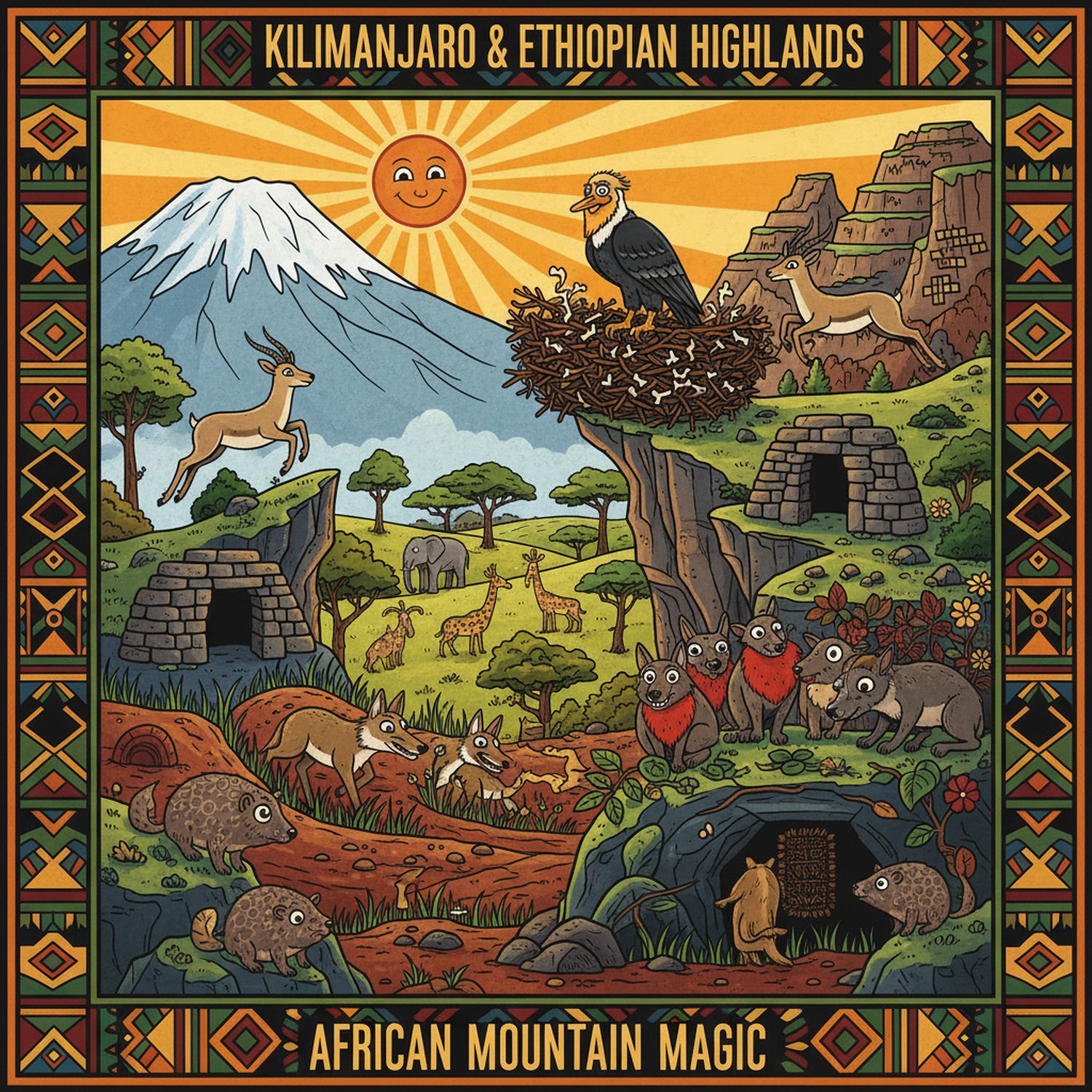 AI Generated Image - Afrykański Świat Zwierząt