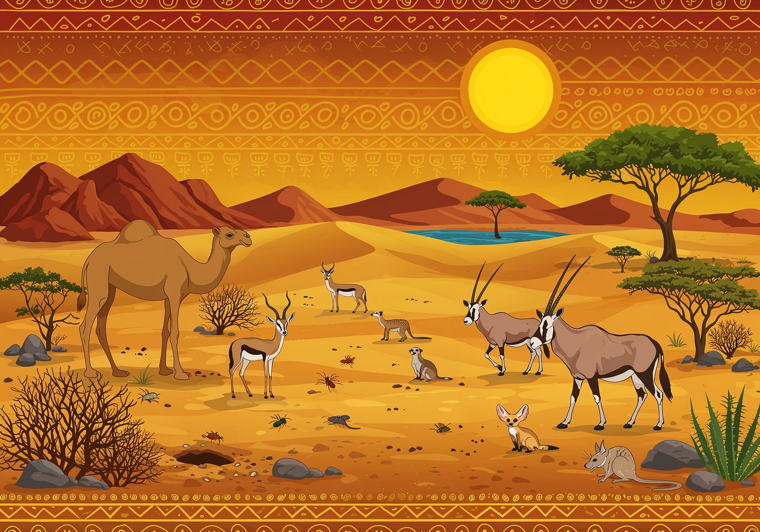 AI Generated Image - Afrykański Świat Zwierząt