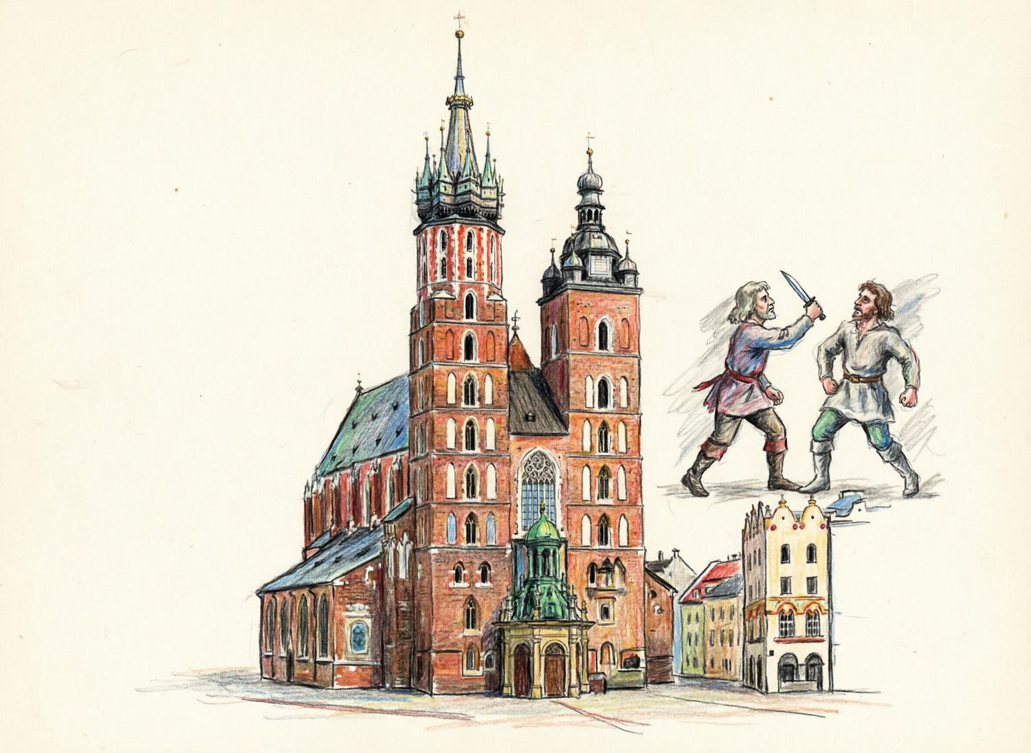 Ilustracja poglądowa do artykułu w kategorii Historia i tradycje. Opowieści i przekazy. Baśnie i Legendy. Kraków i okolice.