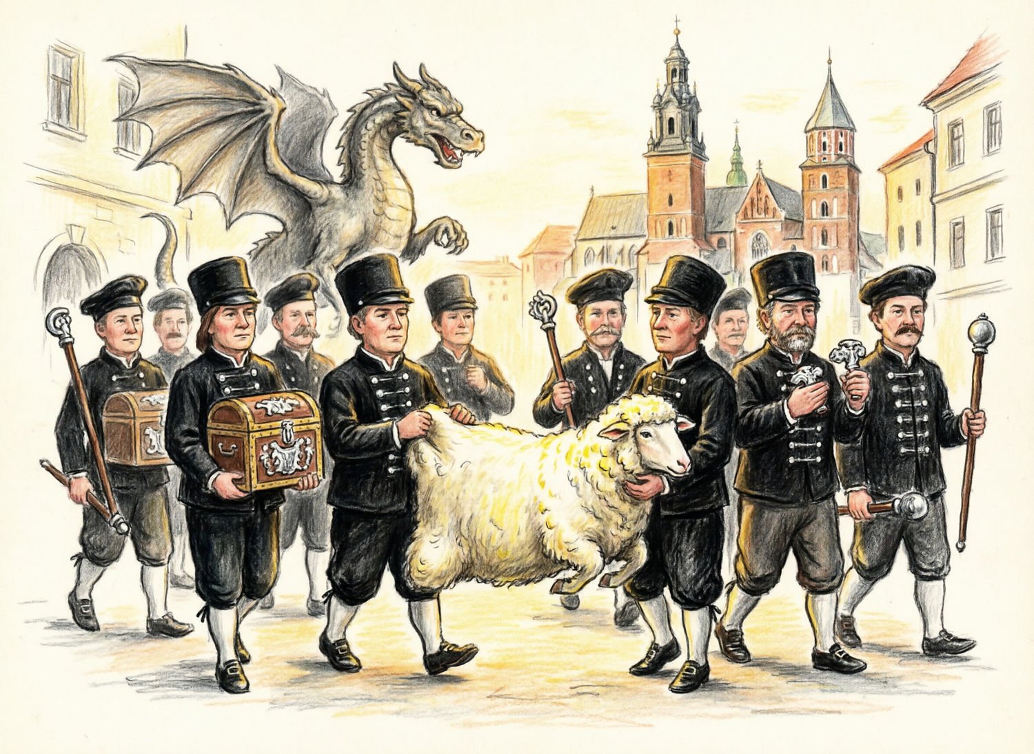 Ilustracja poglądowa do artykułu w kategorii Historia i tradycje. Opowieści i przekazy. Baśnie i Legendy. Kraków i okolice.